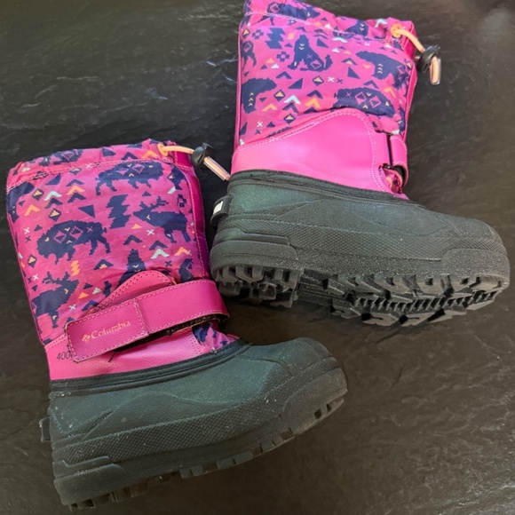 COLUMBIA POWDERBUG SNOW BOOTS Toddler Size 9 (little over 7") Waterproof BIN - Picture 10 of 11
